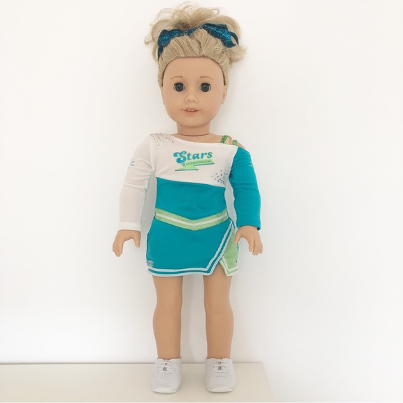 American Girl #78 Truly Me Nfinity Competition Cheerleader Outfit Discontinued - Picture 2 of 9